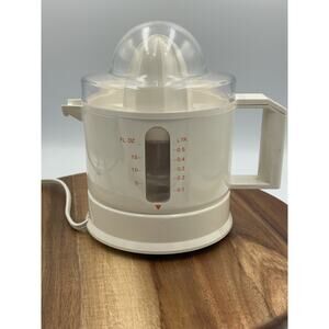 Vintage Salton Electric Citrus Juicer Model JH-4 0.5L Kitchen Appliance USA